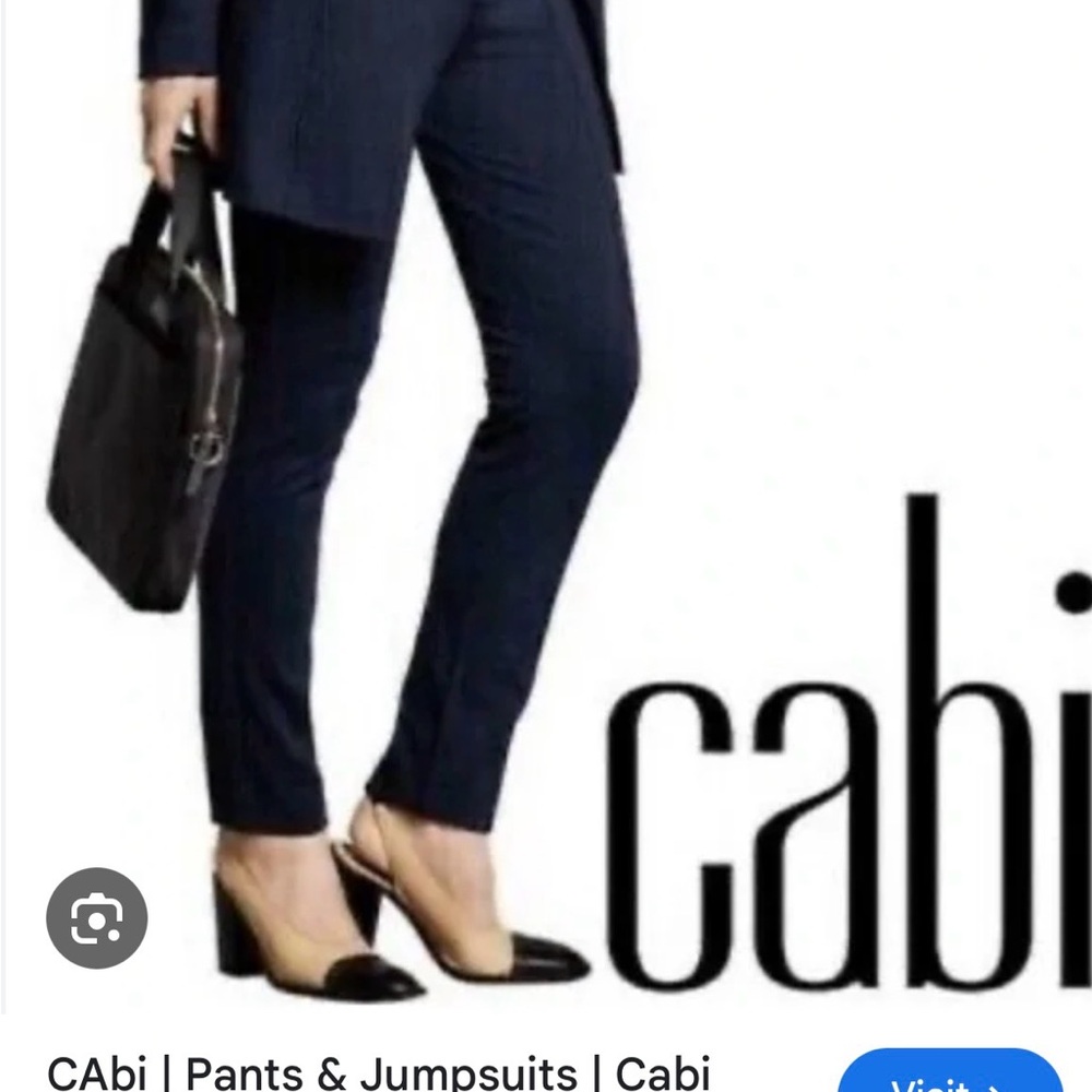 CAbi Women's Navy Skinny Pants